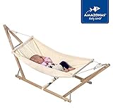 AMAZONAS Baby Hängemattenset Koala Hängematte inkl. Gestell 0-9...